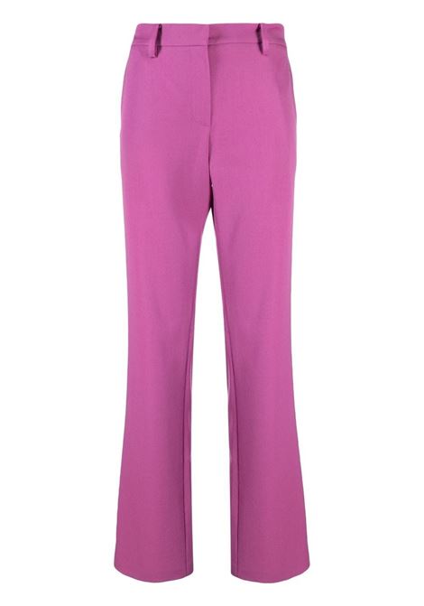 Pantaloni dritti in viola - donna